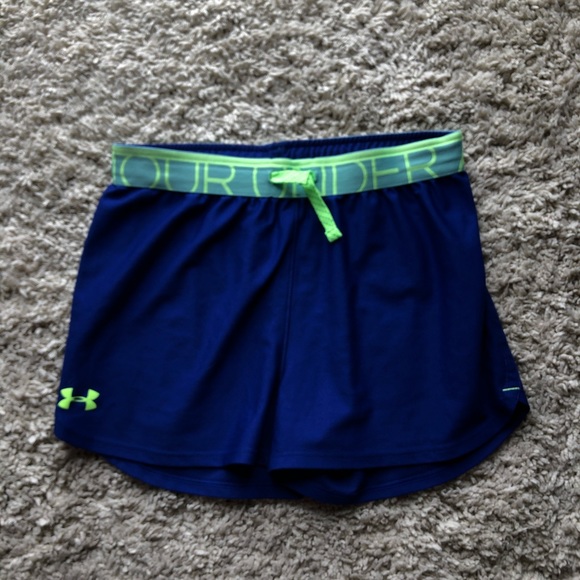 Under Armour Other - Royal Blue and neon yellow Under Armour Shorts